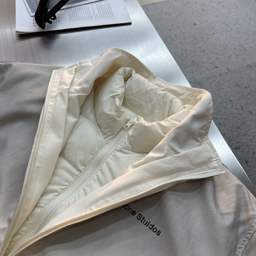 -Acne 2025秋冬系列外套系列尺码: M-3XL 微阔版型面料成份：100%聚酯纤维 内胆填充：9