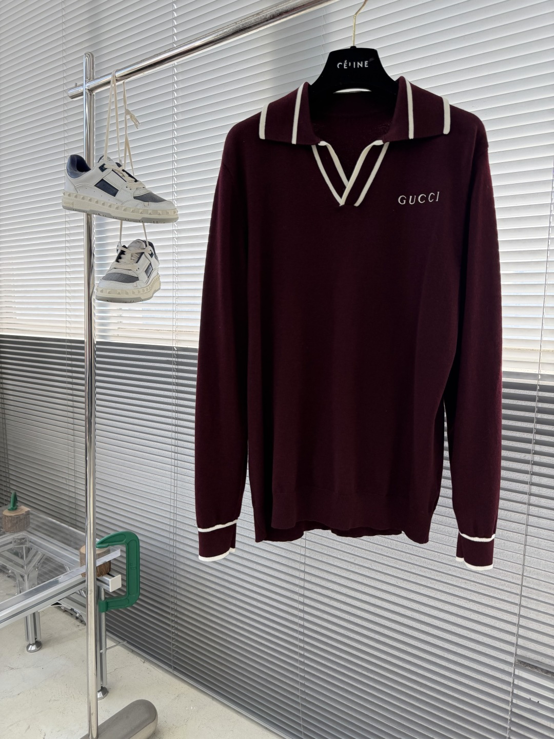 -GUCC 2025秋冬新款毛衣！优质混纺羊毛，简约而不简单。休闲款式，日常搭配出街轻松搭配。做工精细 