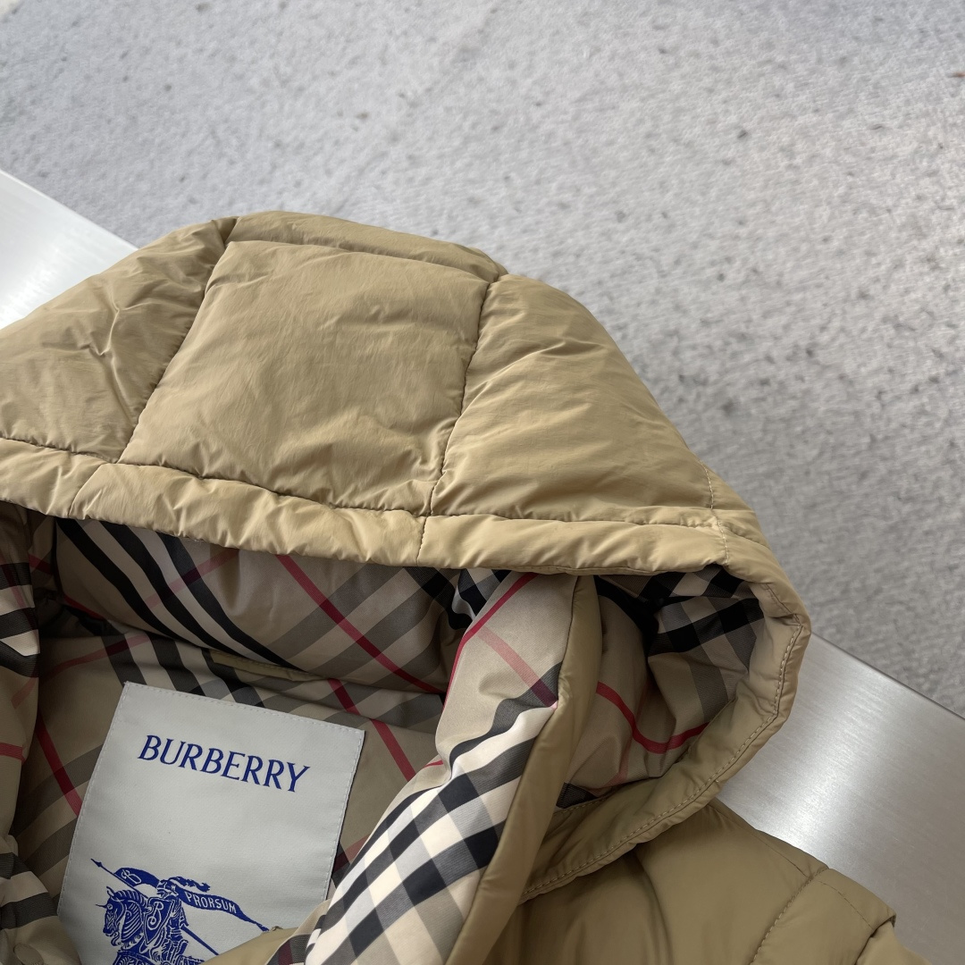 -BBR 2025全新格纹内衬可拆袖连帽夹克羽绒服.可脱袖变马甲.可脱帽变立领夹克/立领马甲/一件衣服多