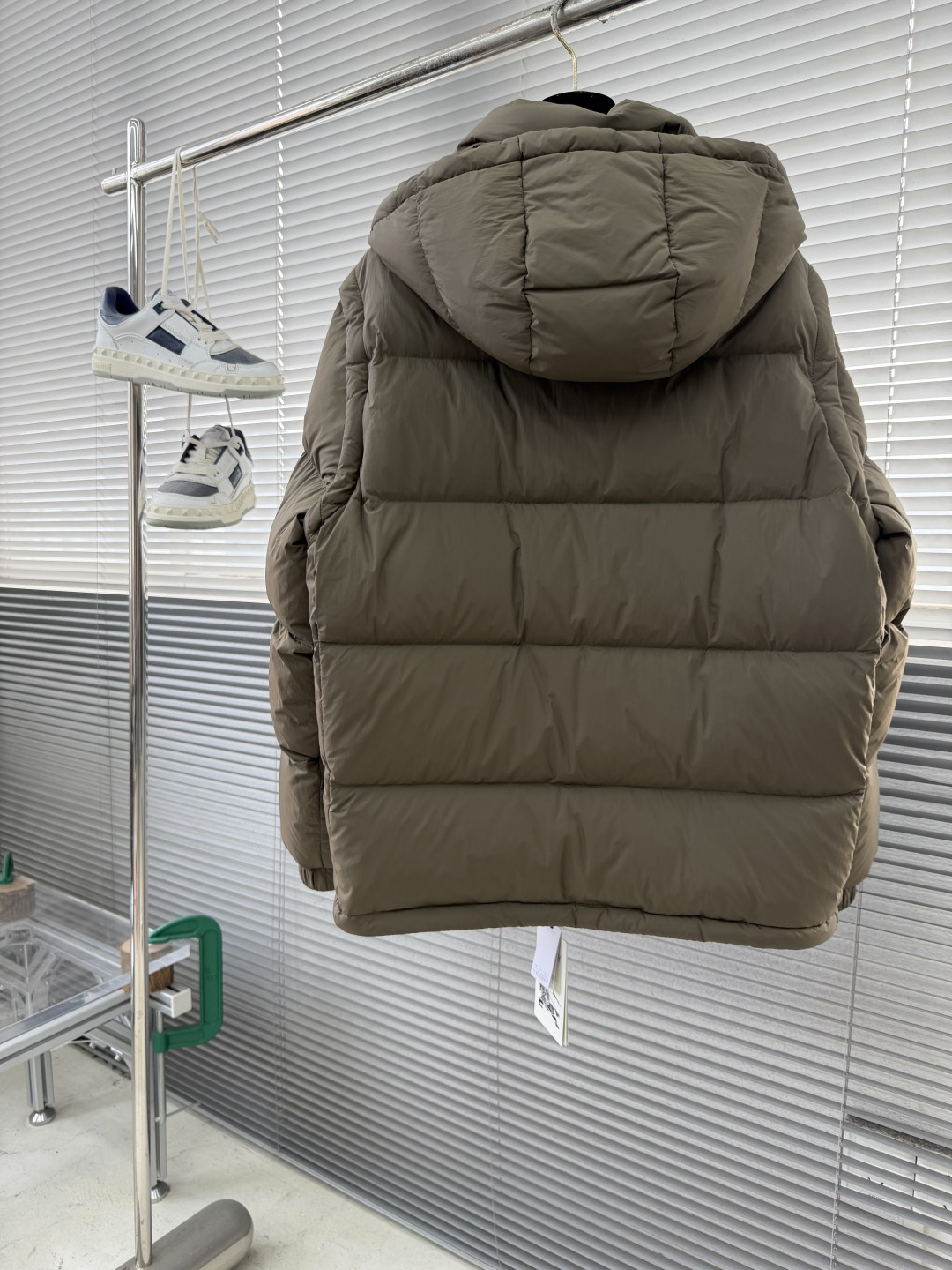 -BBR 2025全新格纹内衬可拆袖连帽夹克羽绒服.可脱袖变马甲.可脱帽变立领夹克/立领马甲/一件衣服多