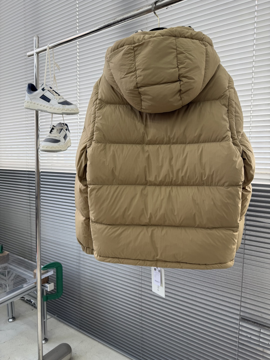 -BBR 2025全新格纹内衬可拆袖连帽夹克羽绒服.可脱袖变马甲.可脱帽变立领夹克/立领马甲/一件衣服多