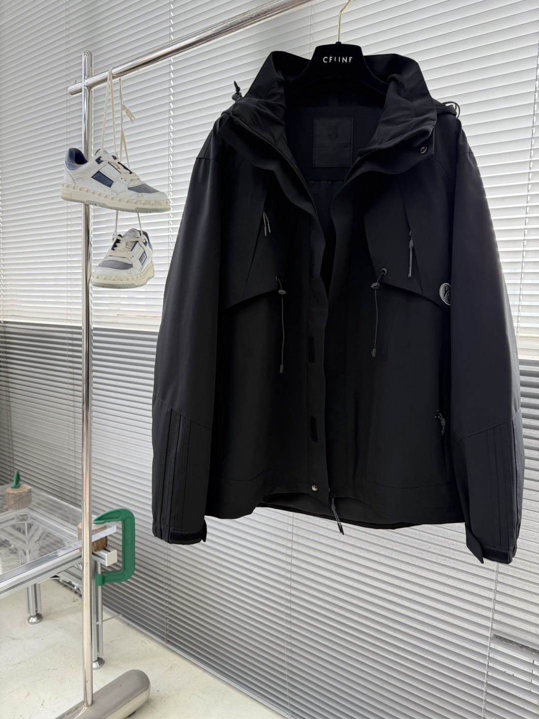 -Y-3 Yamamoto山本耀司 秋冬重工连帽软壳冲锋衣。高端版本定制面料 透气弹力舒适度极高，高级定