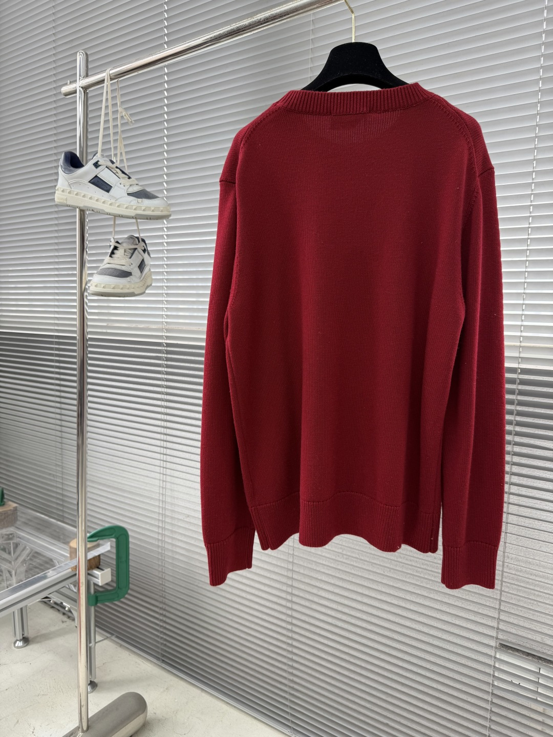 -GUCC 双G刺绣针织毛衣●面料：羊毛混纺面料●尺码：S-M-L-XL 男女同款●描述：面料选用高支数