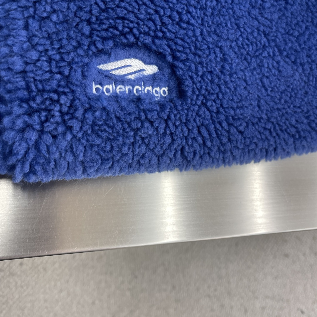 -Balenciag 25fw新款3B SPORTS ICON SKI拉链夹克 全衬里 高领 落肩 双向