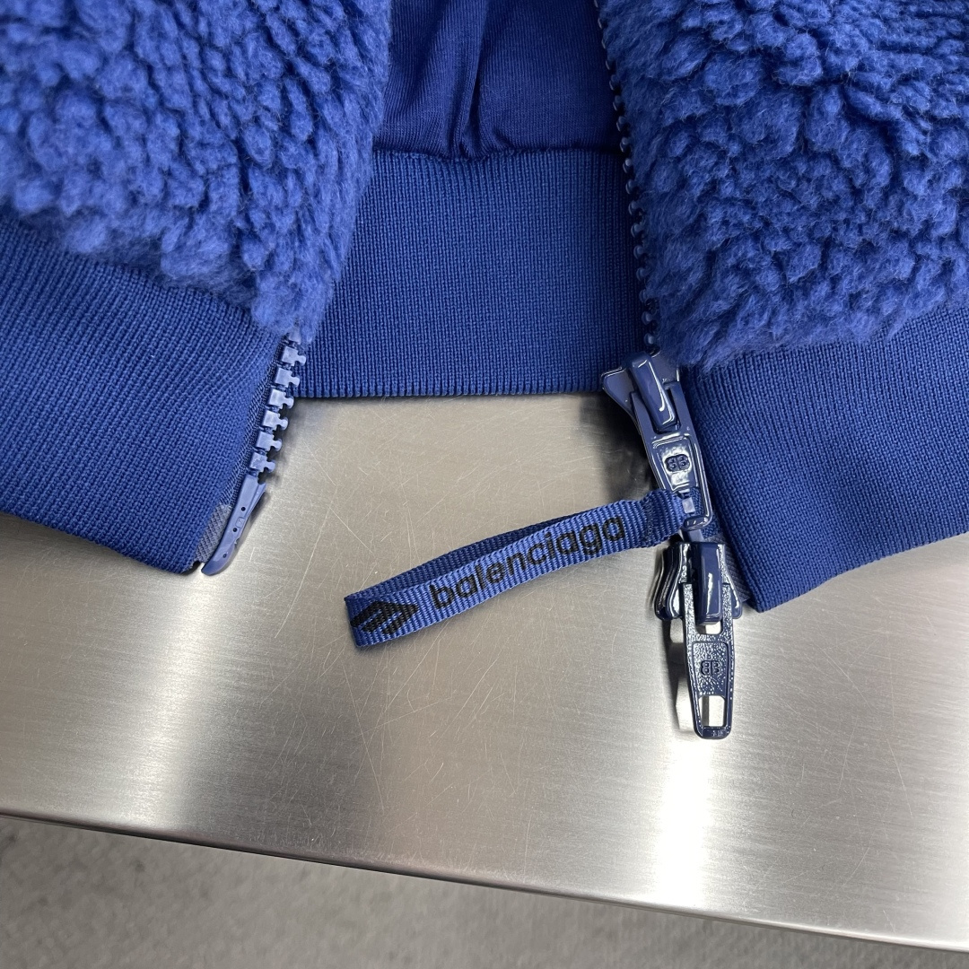 -Balenciag 25fw新款3B SPORTS ICON SKI拉链夹克 全衬里 高领 落肩 双向