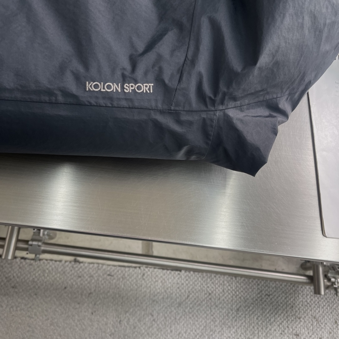 -KOLON SPORTHIKING男女防水防风透湿耐磨户外羽绒服 情侣款保暖加厚外套连帽户外冲锋衣这才