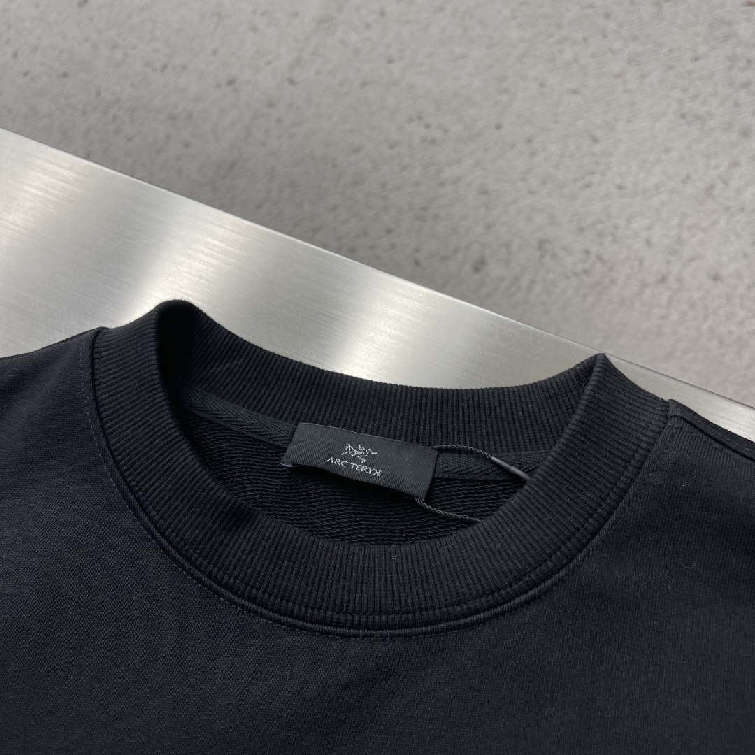 -🐦 鸟家 2025秋冬新款圆领卫衣400克毛圈纯棉字母logo植绒码数：S M L XL XXL