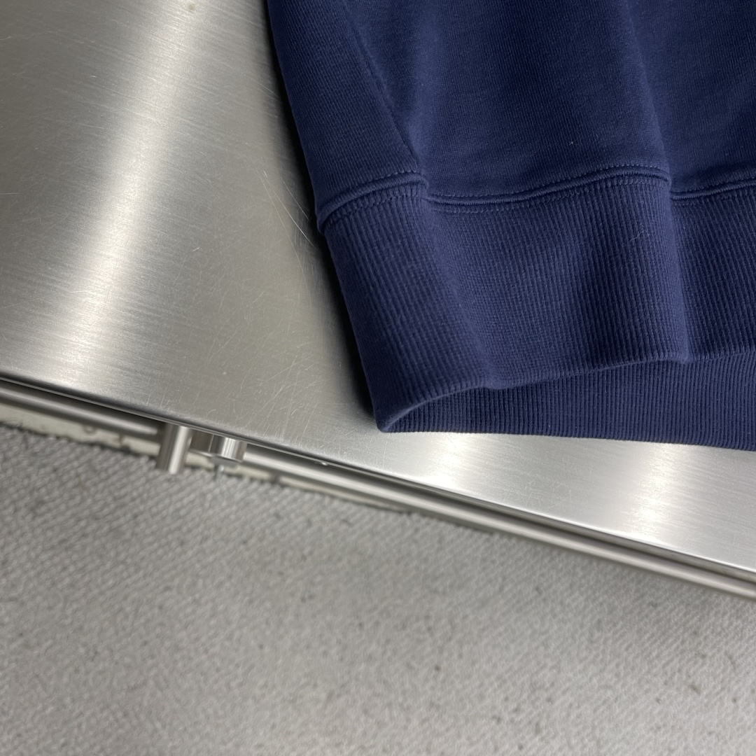 -ALO 2025秋冬新款圆领卫衣400克毛圈纯棉字母logo立体发泡码数：S M L XL XXL