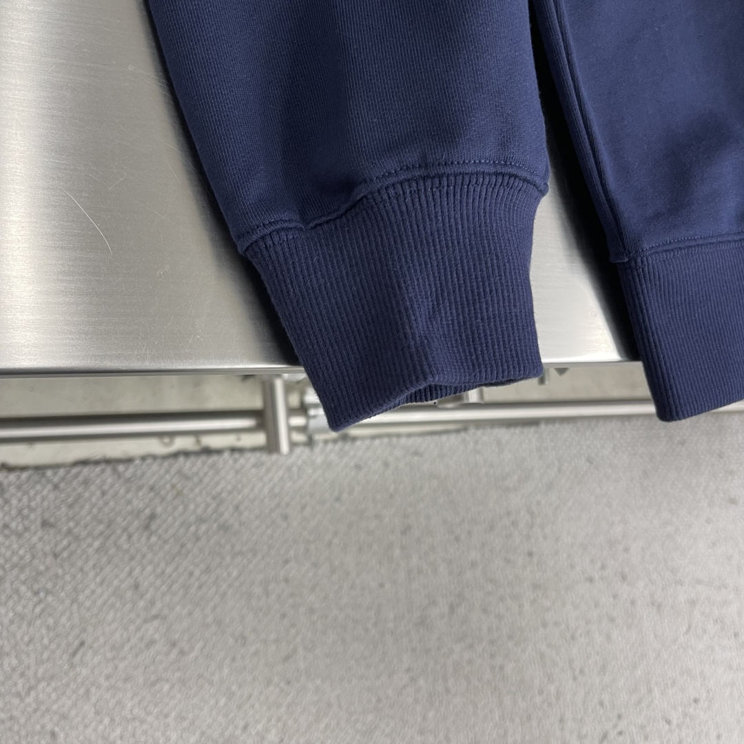 -ALO 2025秋冬新款圆领卫衣400克毛圈纯棉字母logo立体发泡码数：S M L XL XXL