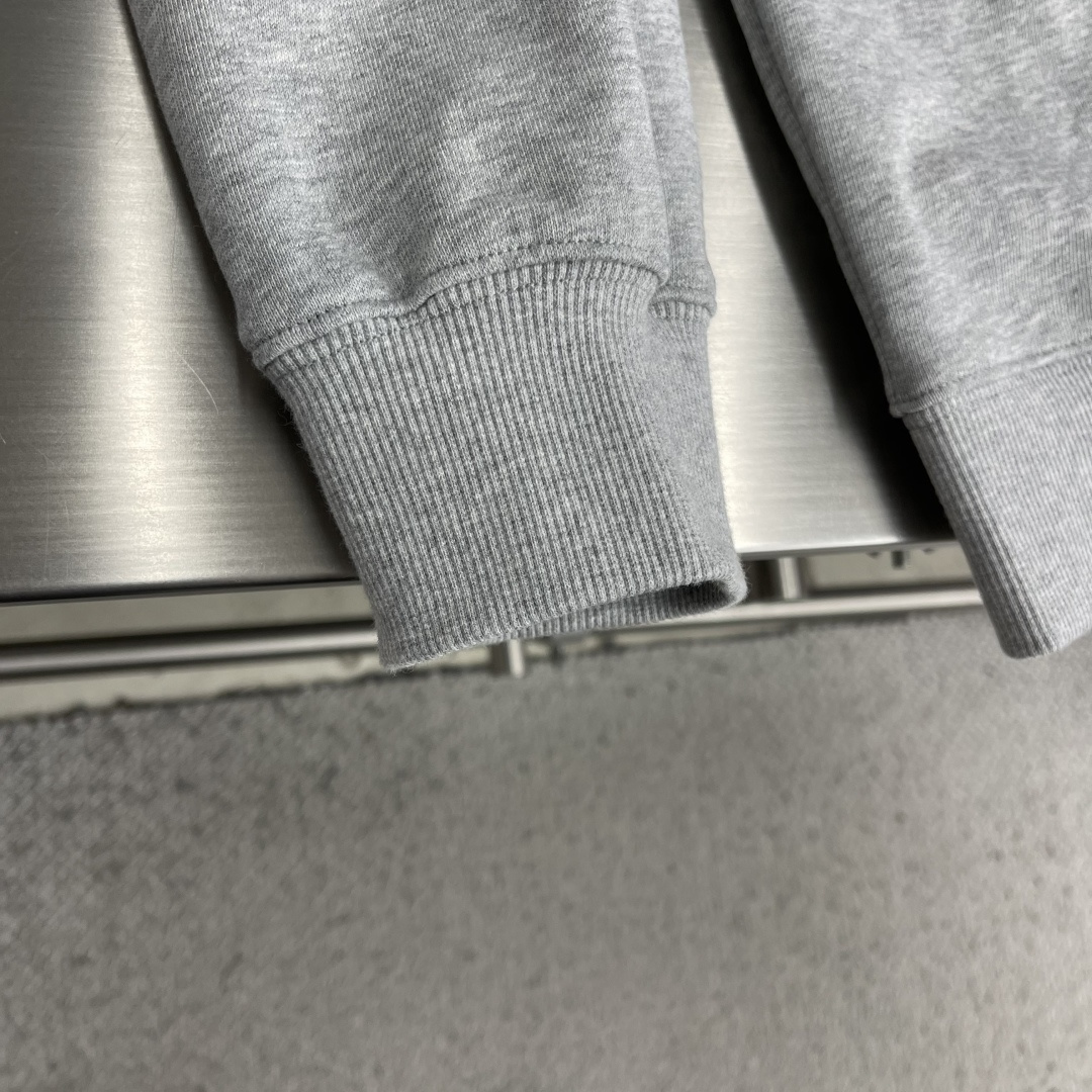 -ALO 2025秋冬新款圆领卫衣400克毛圈纯棉字母logo立体发泡码数：S M L XL XXL