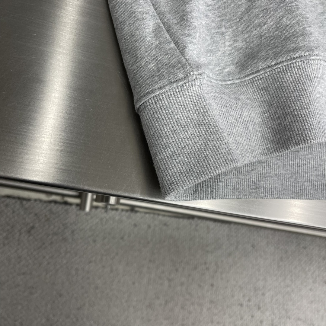 -ALO 2025秋冬新款圆领卫衣400克毛圈纯棉字母logo立体发泡码数：S M L XL XXL