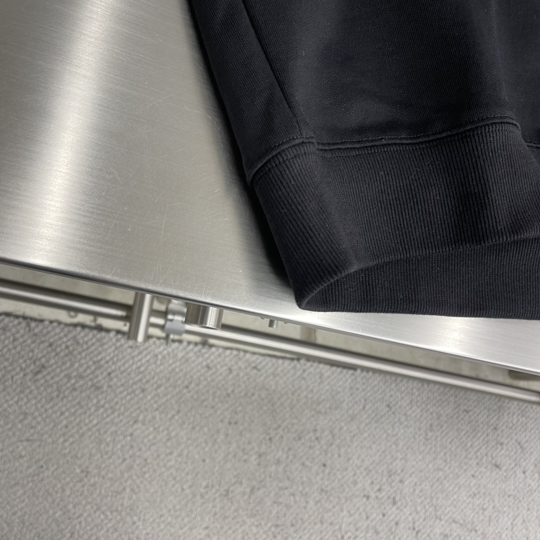 -ALO 2025秋冬新款圆领卫衣400克毛圈纯棉字母logo立体发泡码数：S M L XL XXL