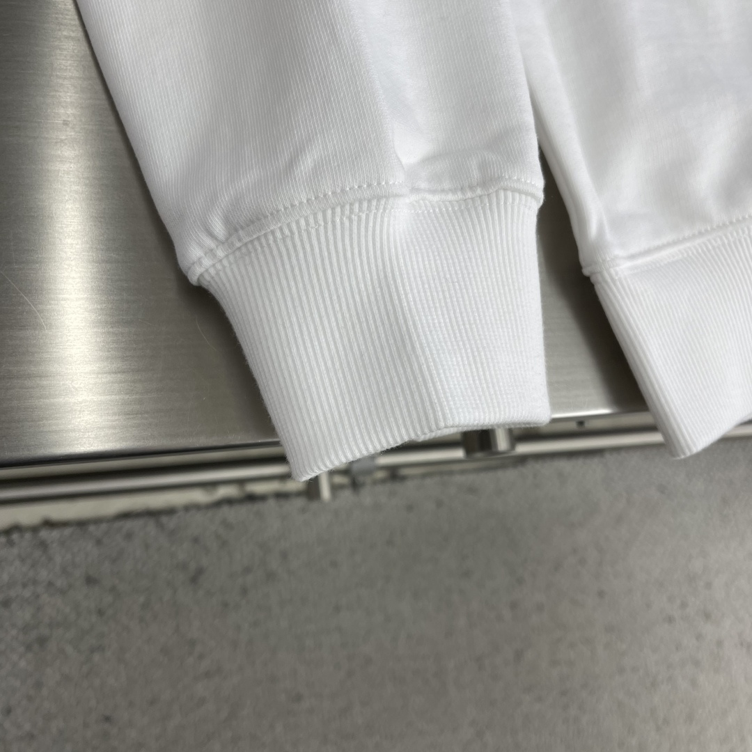 -ALO 2025秋冬新款圆领卫衣400克毛圈纯棉字母logo立体发泡码数：S M L XL XXL