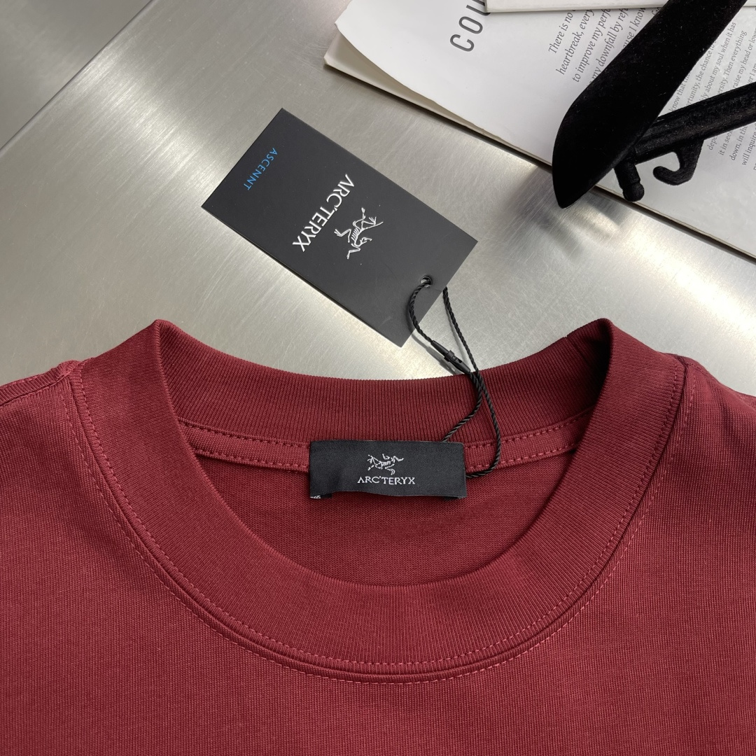 -🐦 鸟家 2025秋冬新款短袖T恤定制纯棉字母logo植绒码数：S M L XL XXL