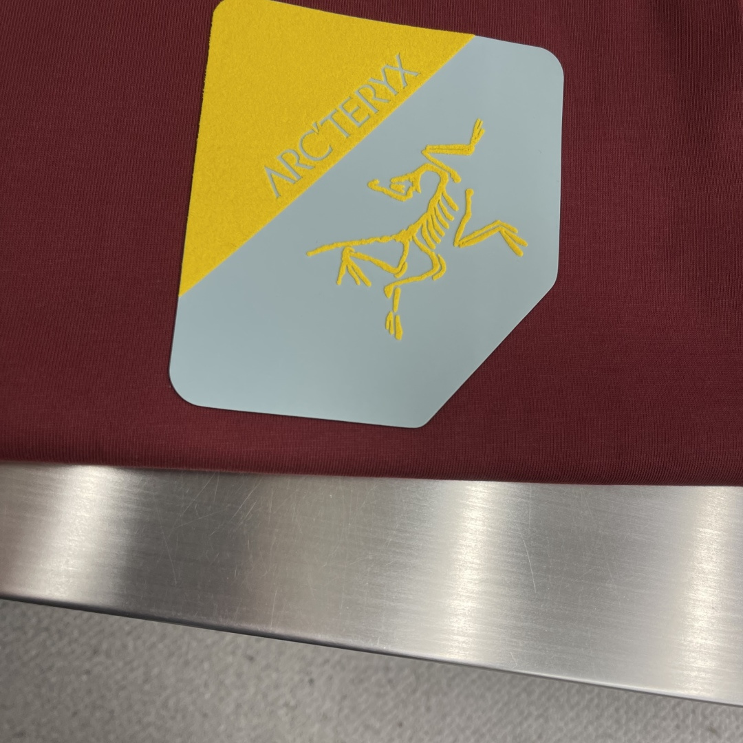 -🐦 鸟家 2025秋冬新款短袖T恤定制纯棉字母logo植绒码数：S M L XL XXL