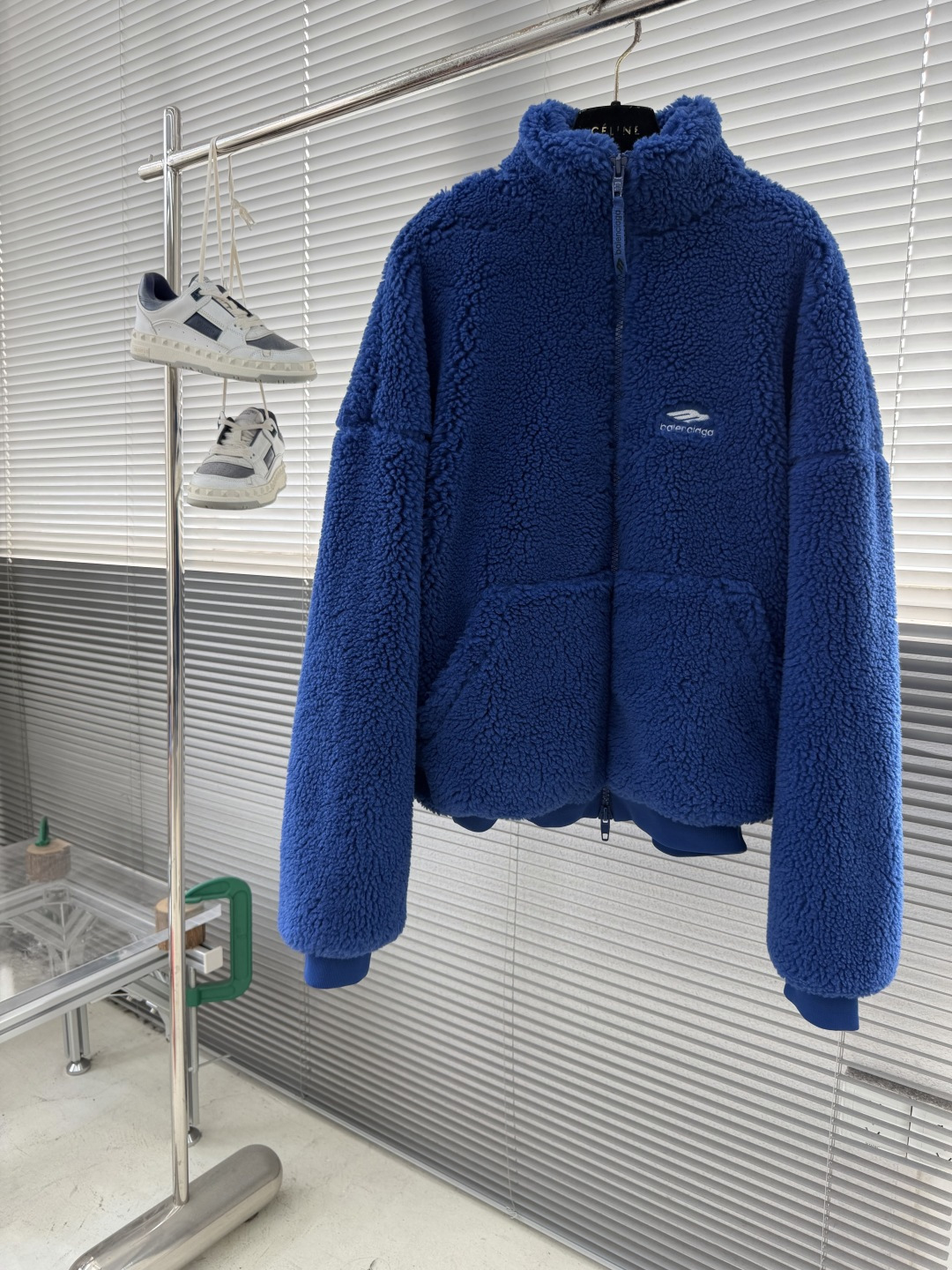 -Balenciag 25fw新款3B SPORTS ICON SKI拉链夹克 全衬里 高领 落肩 双向