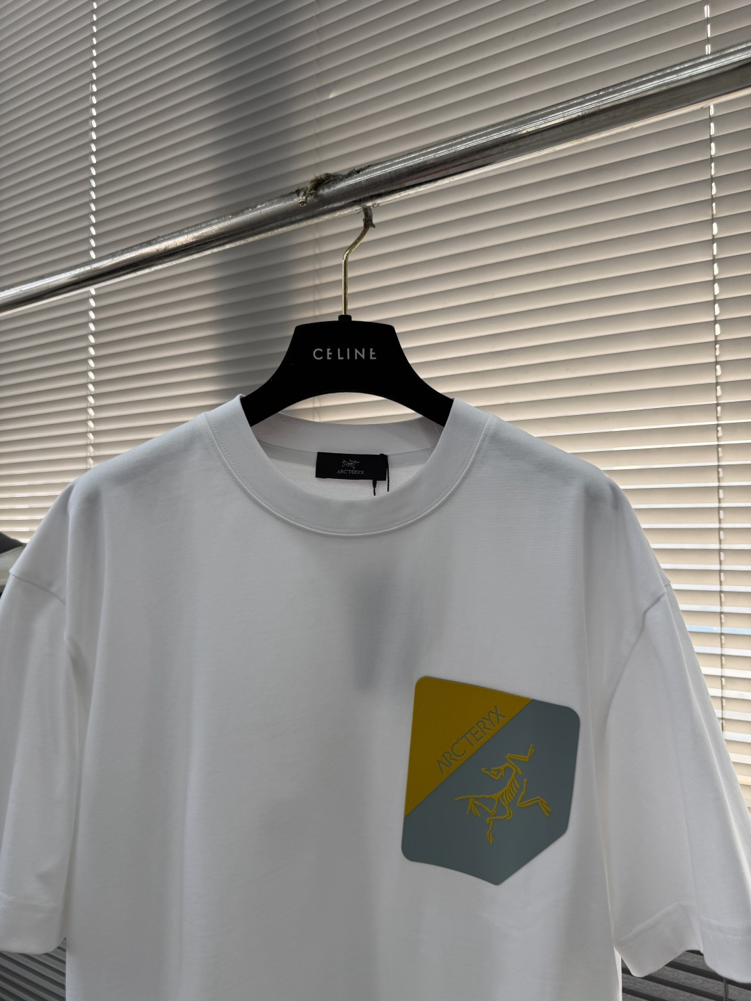 -🐦 鸟家 2025秋冬新款短袖T恤定制纯棉字母logo植绒码数：S M L XL XXL