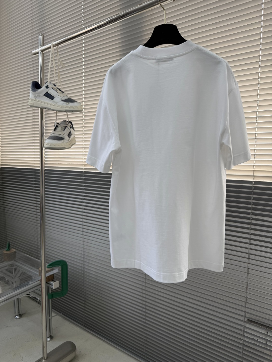 -🐦 鸟家 2025秋冬新款短袖T恤定制纯棉字母logo植绒码数：S M L XL XXL