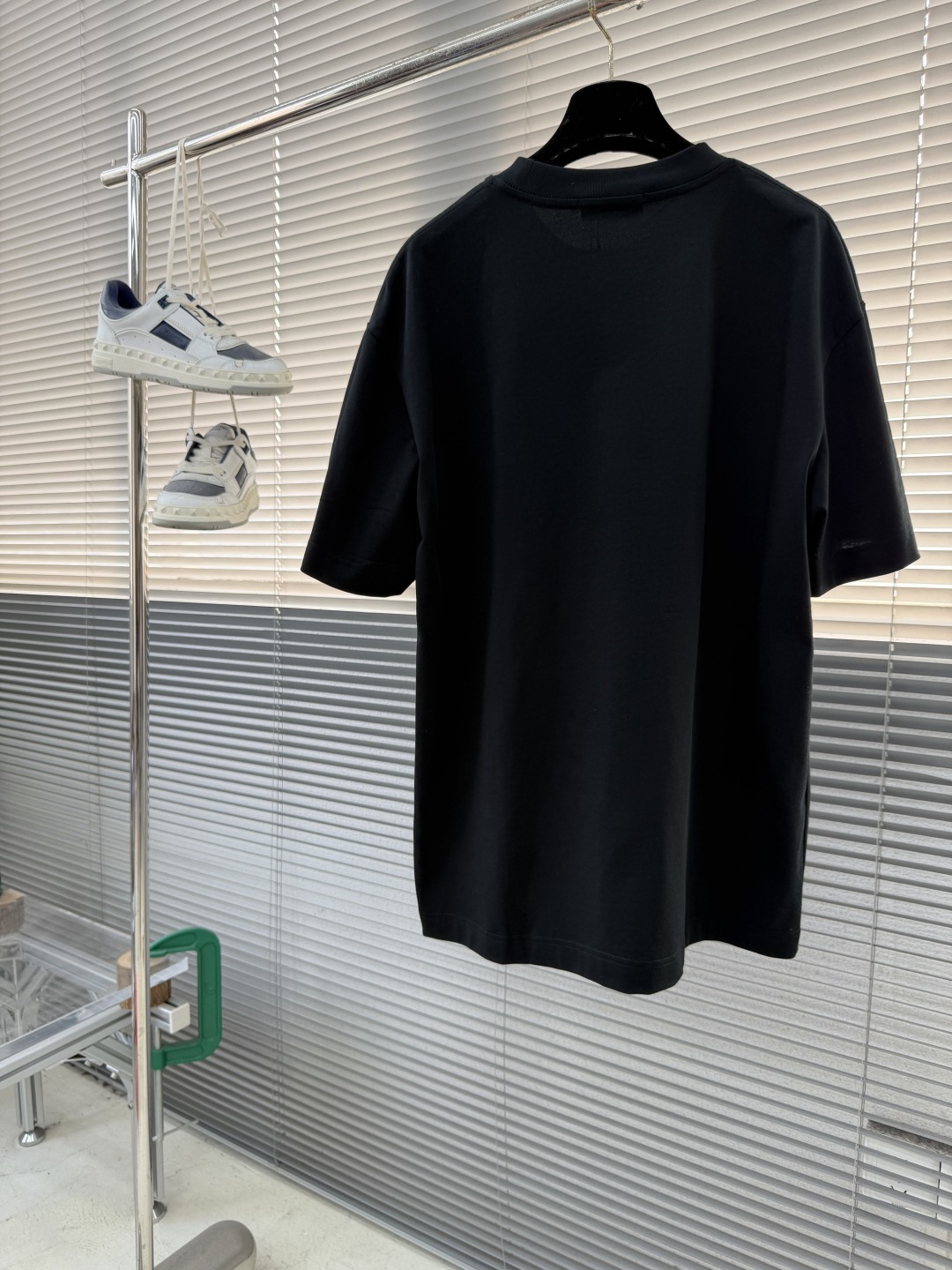 -🐦 鸟家 2025秋冬新款短袖T恤定制纯棉字母logo植绒码数：S M L XL XXL