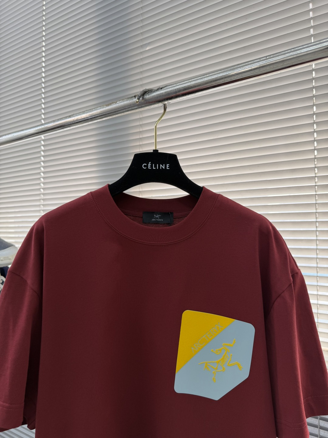 -🐦 鸟家 2025秋冬新款短袖T恤定制纯棉字母logo植绒码数：S M L XL XXL