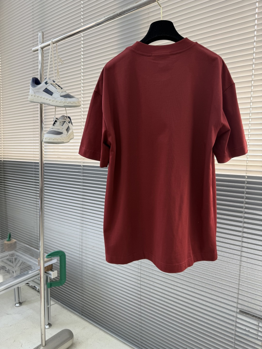 -🐦 鸟家 2025秋冬新款短袖T恤定制纯棉字母logo植绒码数：S M L XL XXL