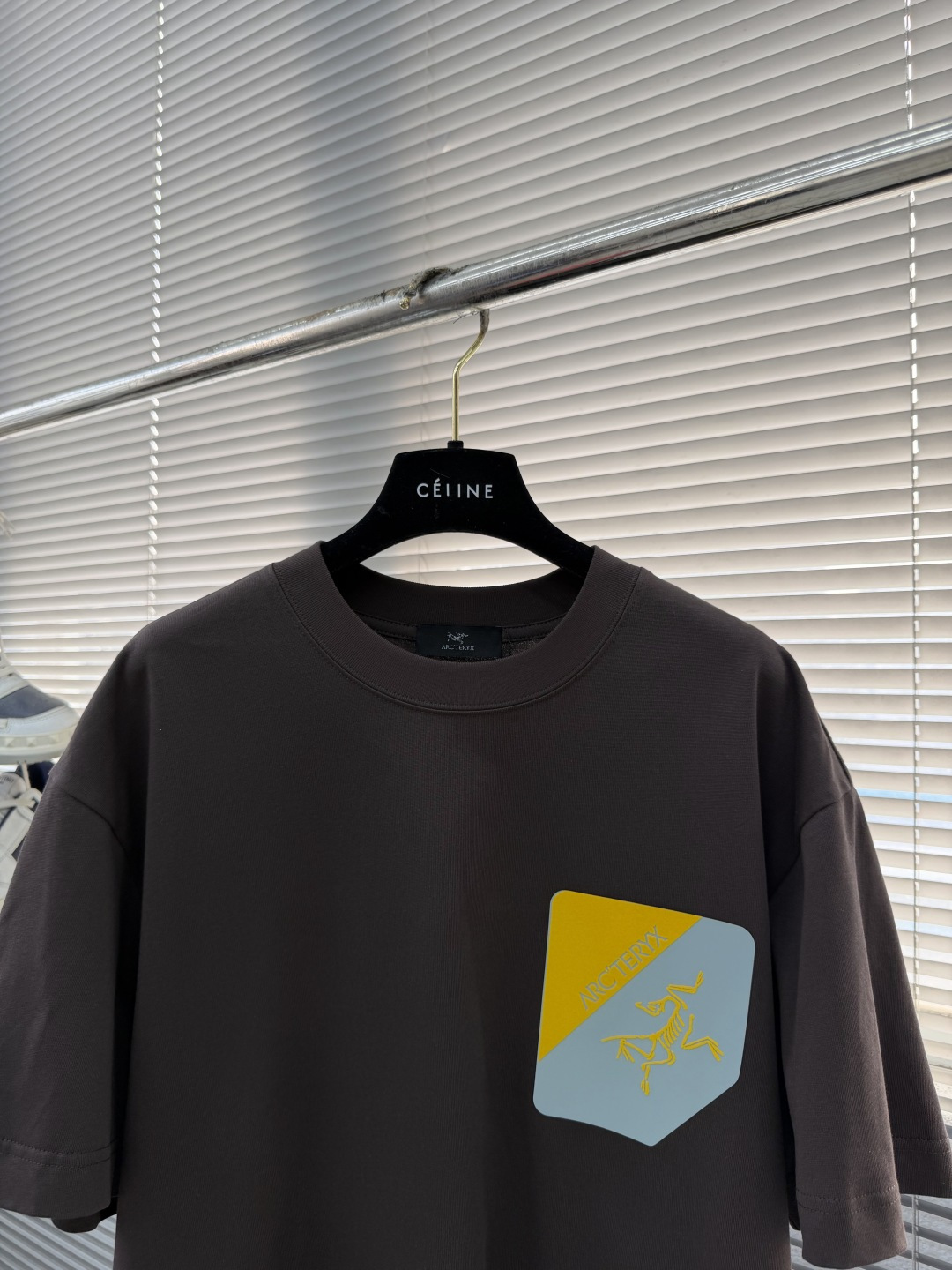 -🐦 鸟家 2025秋冬新款短袖T恤定制纯棉字母logo植绒码数：S M L XL XXL