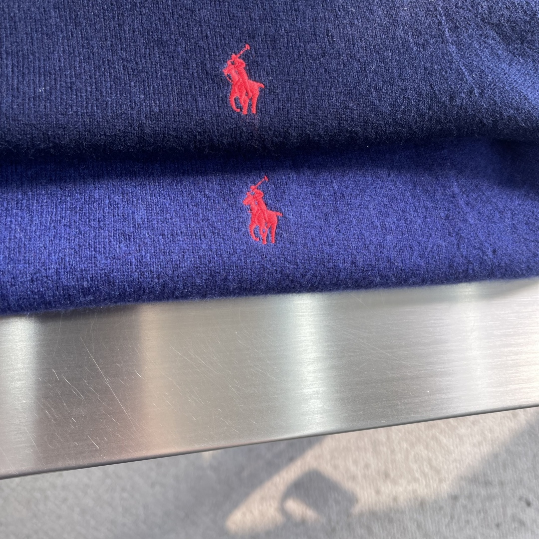-RalP🆕h Lauren 拉夫劳伦 简约刺绣logo休闲毛衣精选高品质羊毛混纺面料，柔软亲肤，保暖性