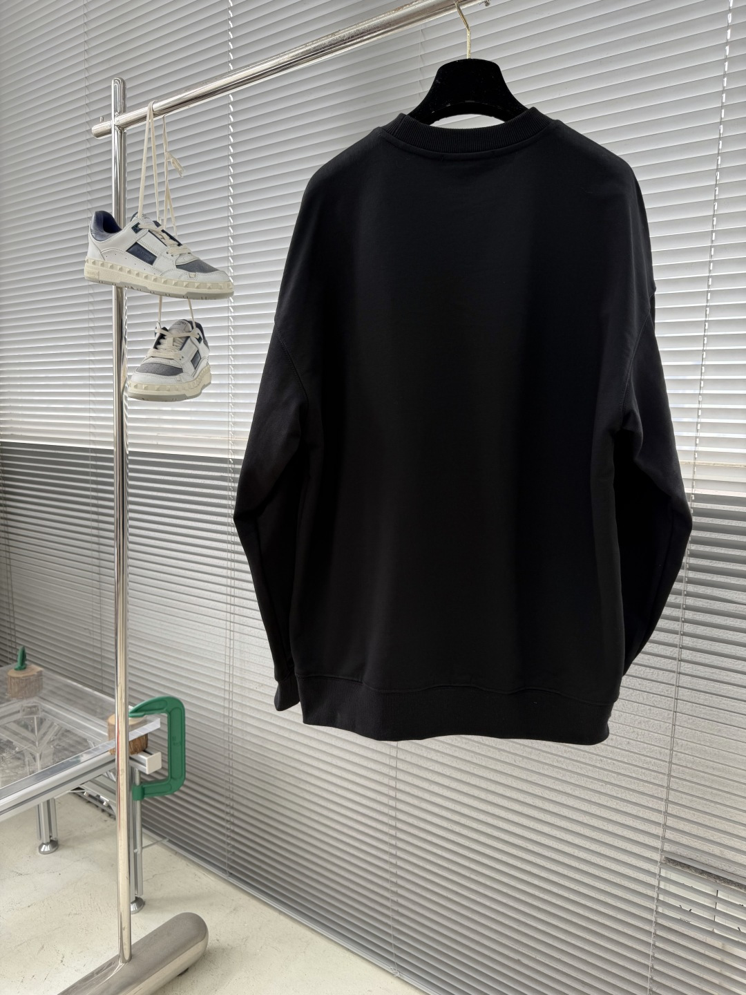 -ALO 2025秋冬新款圆领卫衣400克毛圈纯棉字母logo立体发泡码数：S M L XL XXL