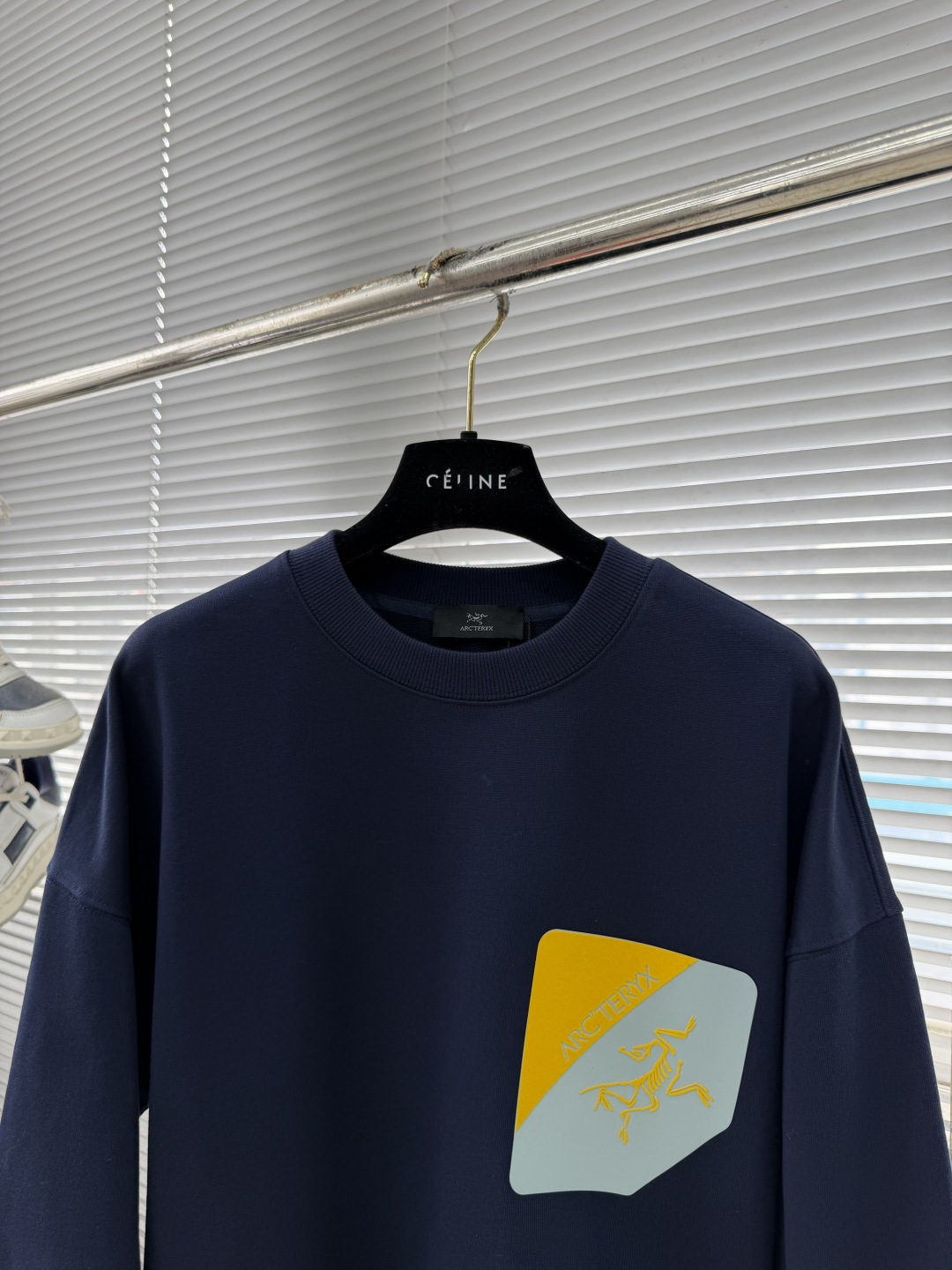 -🐦 鸟家 2025秋冬新款圆领卫衣400克毛圈纯棉字母logo植绒码数：S M L XL XXL