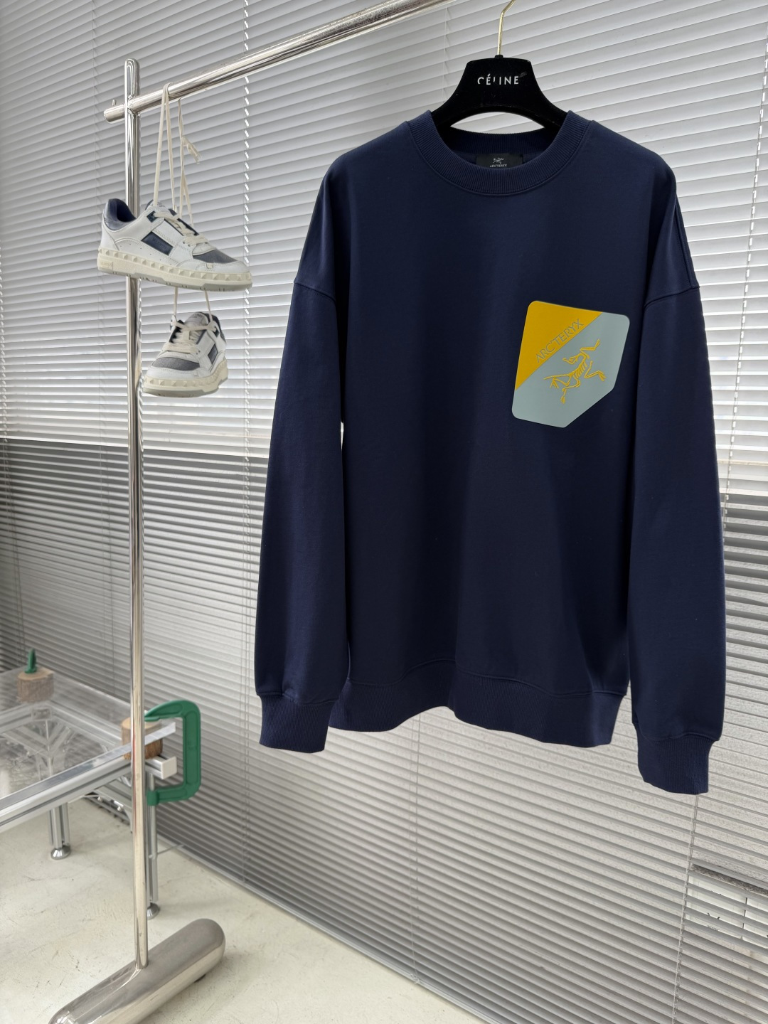 -🐦 鸟家 2025秋冬新款圆领卫衣400克毛圈纯棉字母logo植绒码数：S M L XL XXL