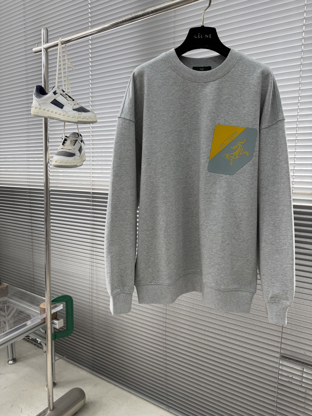 -🐦 鸟家 2025秋冬新款圆领卫衣400克毛圈纯棉字母logo植绒码数：S M L XL XXL