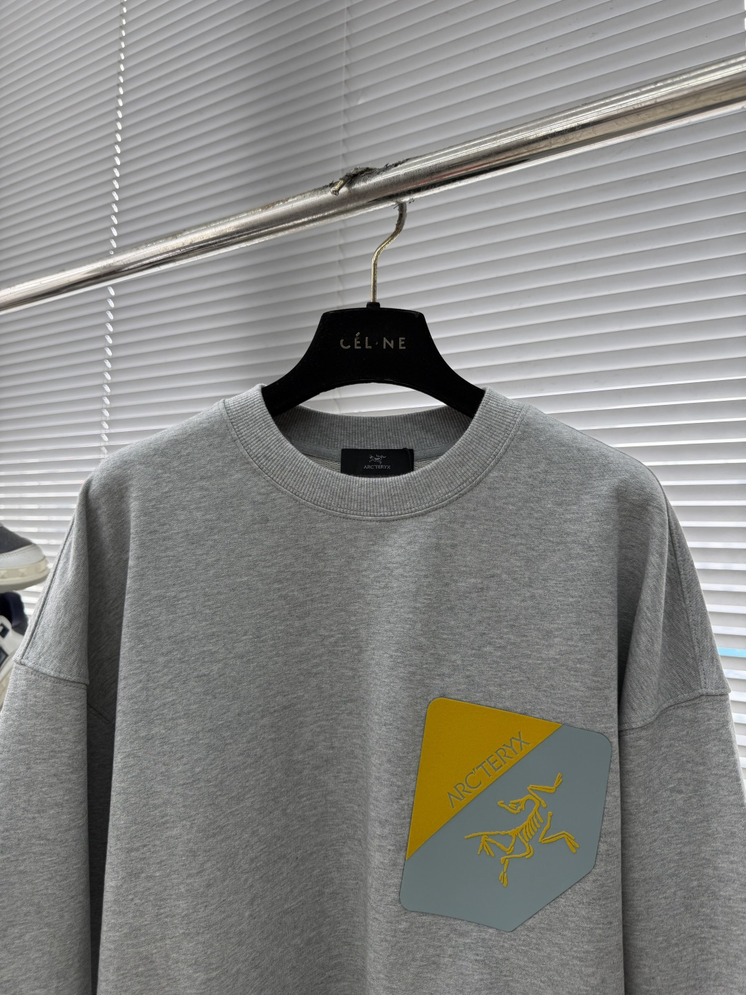 -🐦 鸟家 2025秋冬新款圆领卫衣400克毛圈纯棉字母logo植绒码数：S M L XL XXL