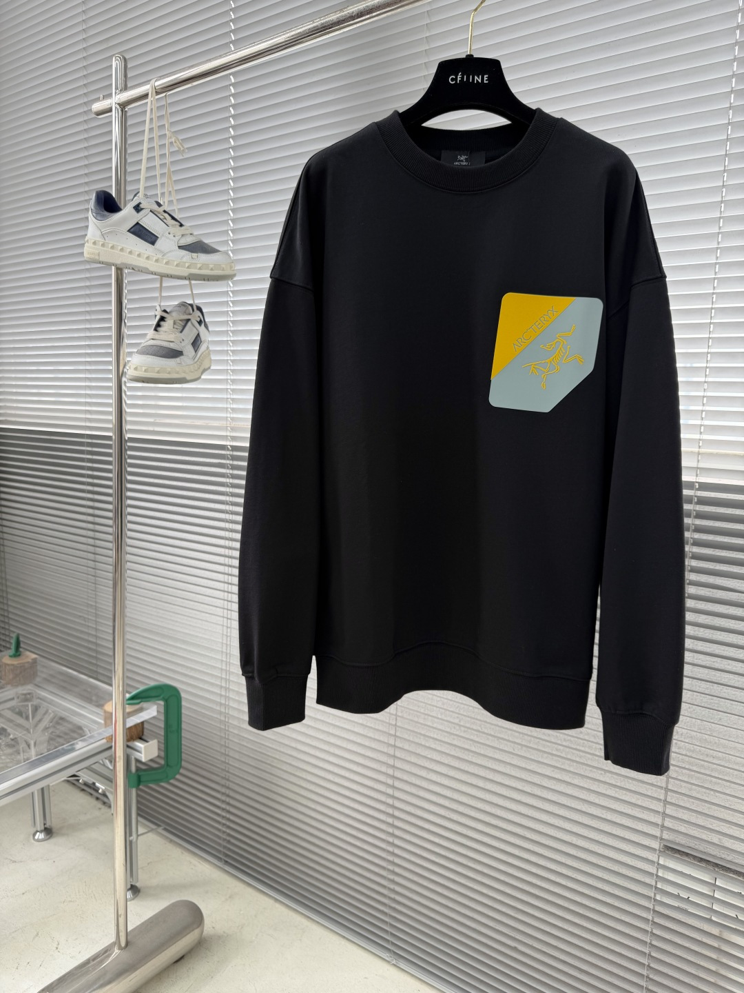 -🐦 鸟家 2025秋冬新款圆领卫衣400克毛圈纯棉字母logo植绒码数：S M L XL XXL