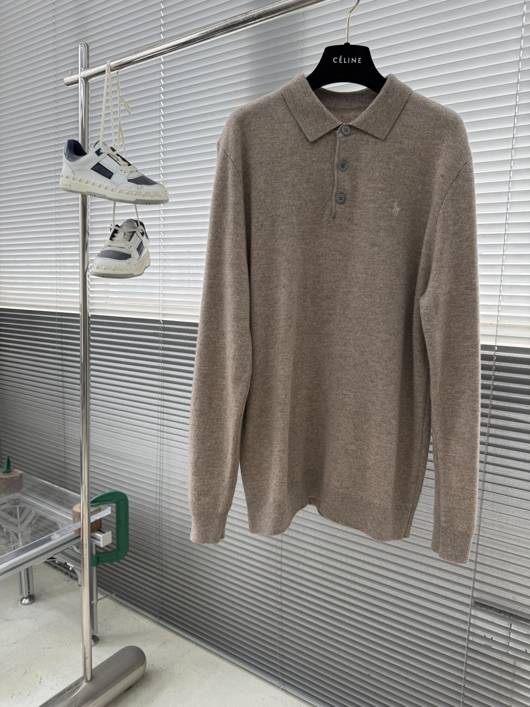 -RalP🆕h Lauren 拉夫劳伦 简约刺绣logo休闲毛衣精选高品质羊毛混纺面料，柔软亲肤，保暖性