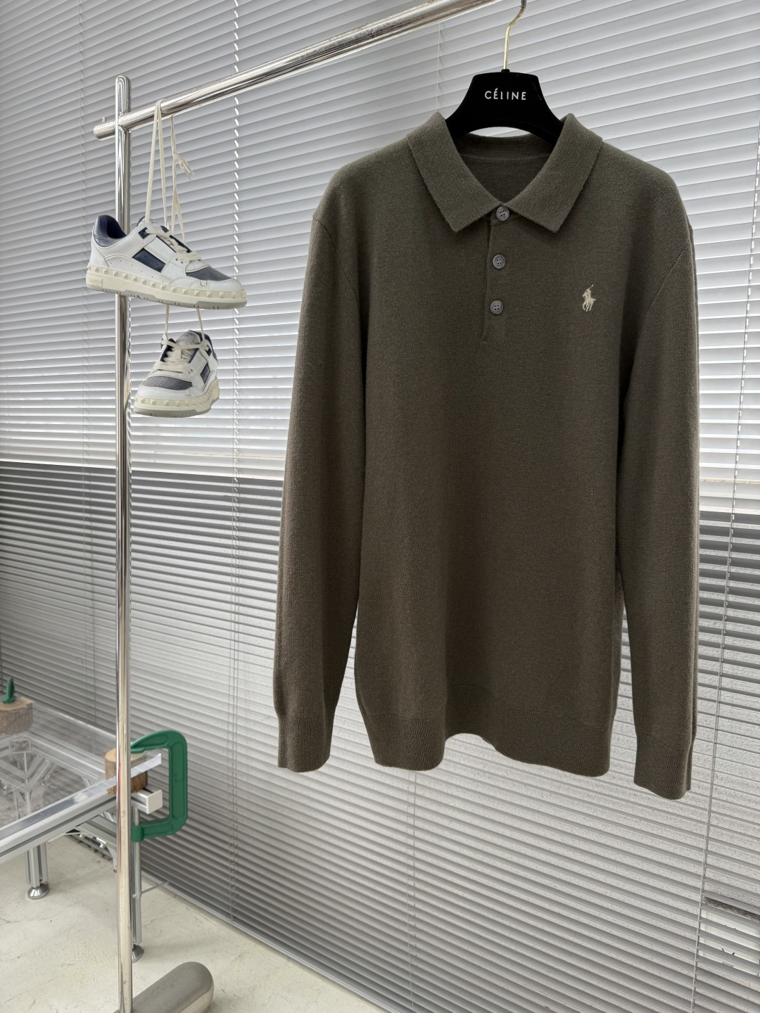 -RalP🆕h Lauren 拉夫劳伦 简约刺绣logo休闲毛衣精选高品质羊毛混纺面料，柔软亲肤，保暖性