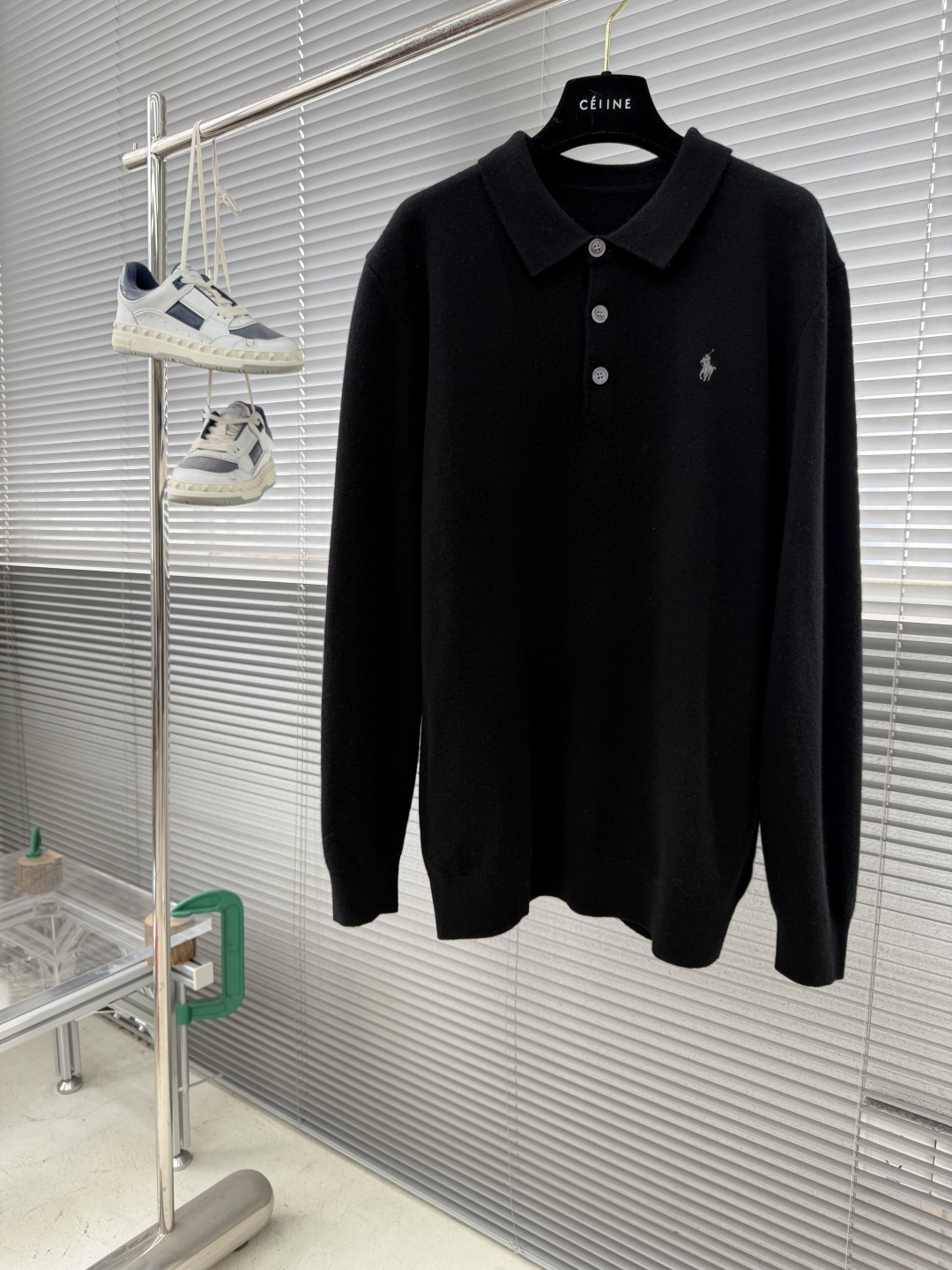 -RalP🆕h Lauren 拉夫劳伦 简约刺绣logo休闲毛衣精选高品质羊毛混纺面料，柔软亲肤，保暖性