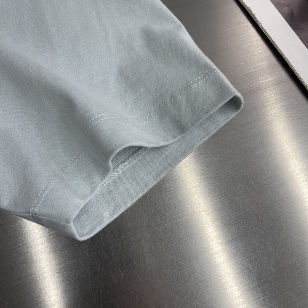 -Alexa** wang 亚历山大王 26春夏新款 字母牙刷绣圆领短袖T恤，华裔设计师亚历山大·王于以