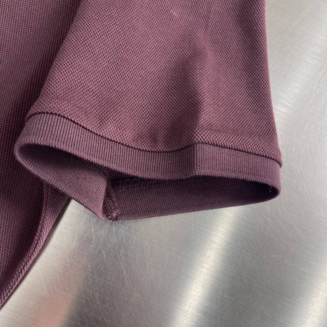 -PRAD 26ss P家春夏新款POLO 原版定制 面料选用进口钻石羊毛珠地棉 轻薄透气 上身丝滑舒适