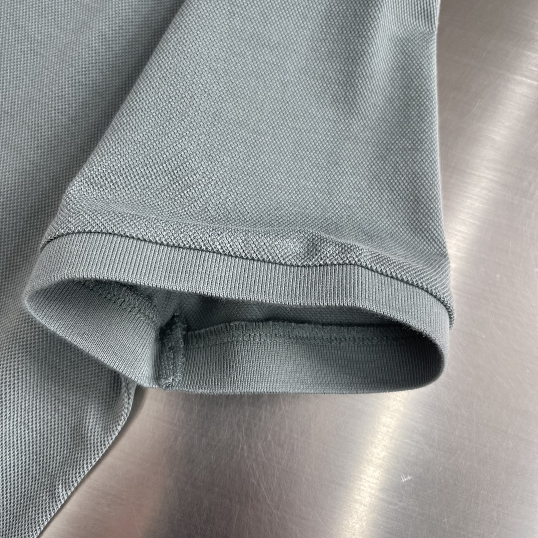 -PRAD 26ss P家春夏新款POLO 原版定制 面料选用进口钻石羊毛珠地棉 轻薄透气 上身丝滑舒适