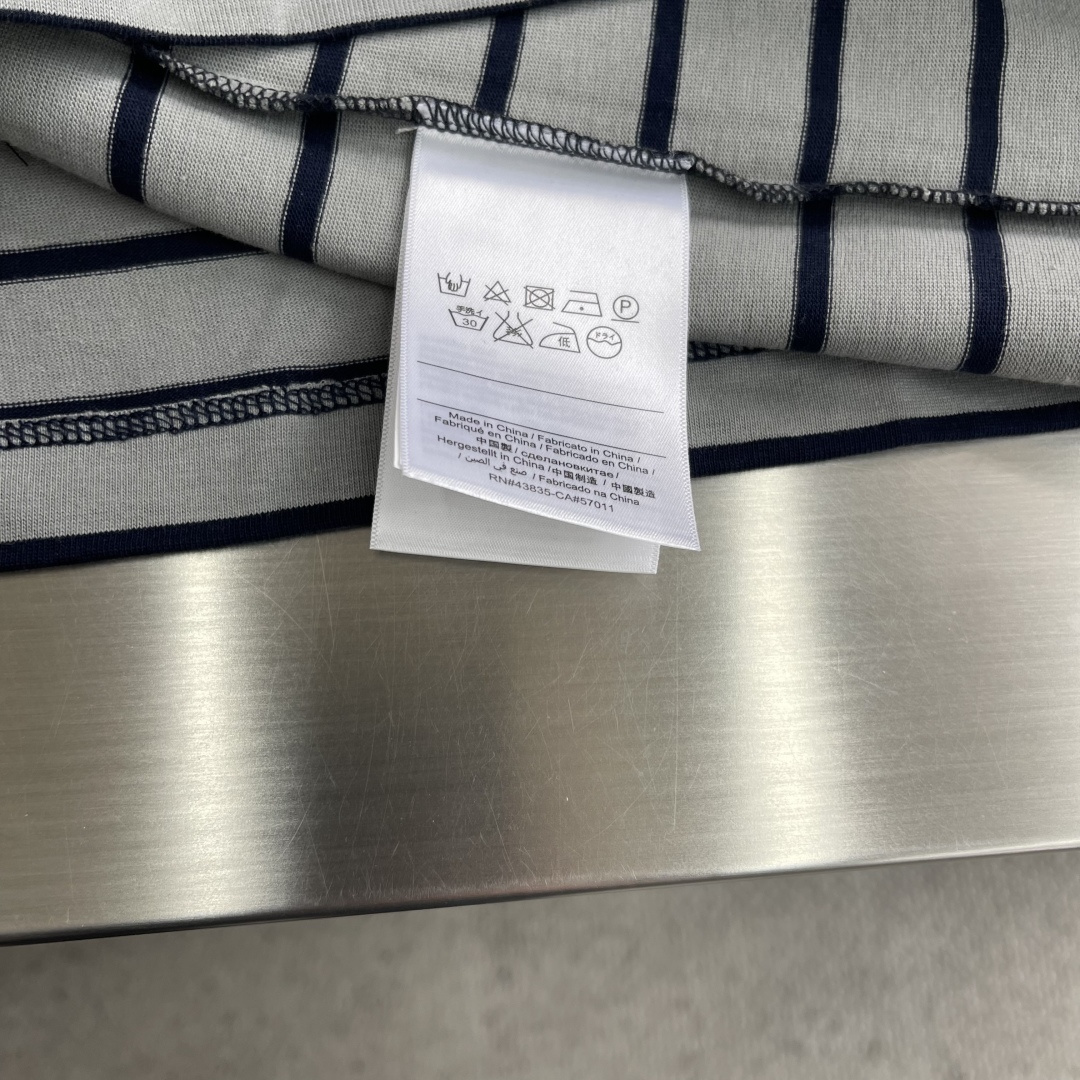 -PRAD 2026ss条纹T恤 海魂衫版型：微阔版克重：280克重 超柔空气棉面料成份: 100%棉工