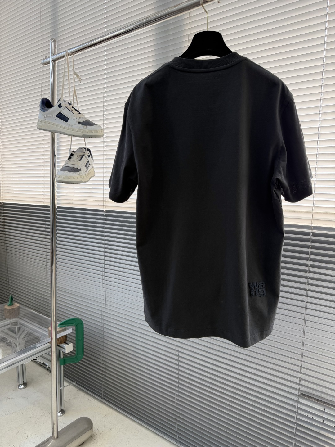 -Alexa** wang 亚历山大王 26春夏新款 字母牙刷绣圆领短袖T恤，华裔设计师亚历山大·王于以