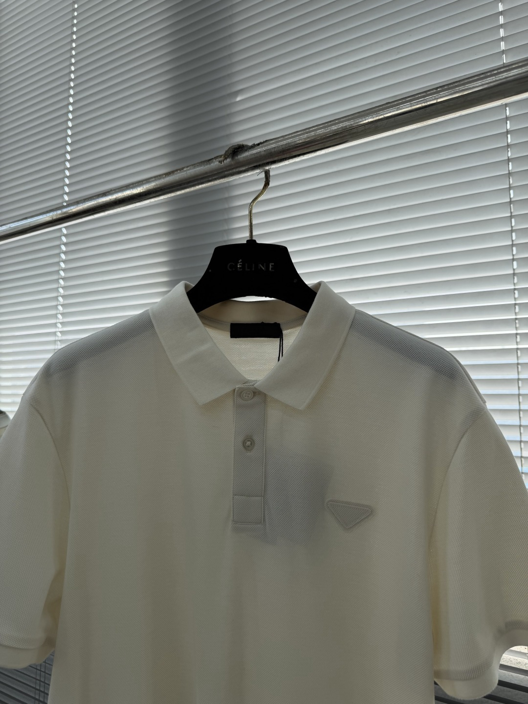 -PRAD 26ss P家春夏新款POLO 原版定制 面料选用进口钻石羊毛珠地棉 轻薄透气 上身丝滑舒适