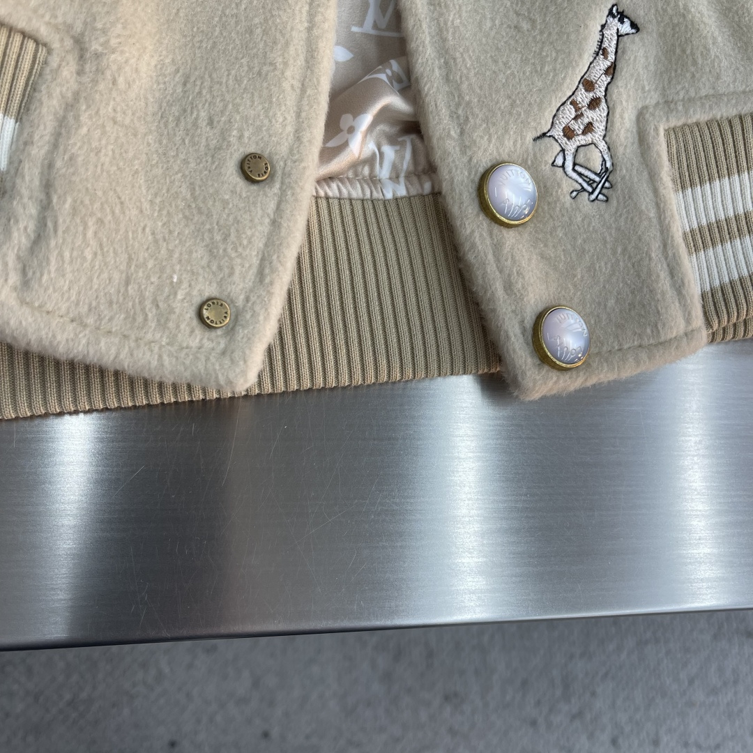 -驴牌 SS26早春新款男刺绣棒球服外套 肩宽55565758胸围61636567衣长69717375