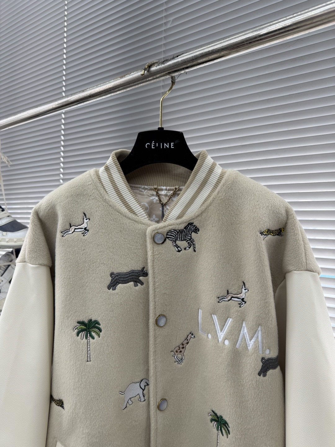 -驴牌 SS26早春新款男刺绣棒球服外套 肩宽55565758胸围61636567衣长69717375