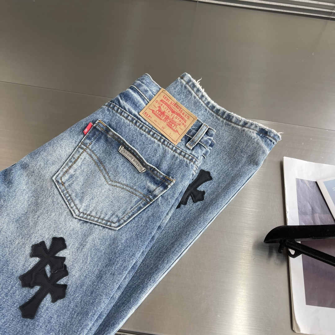 CH 克罗心 十字徽标牛仔裤 3