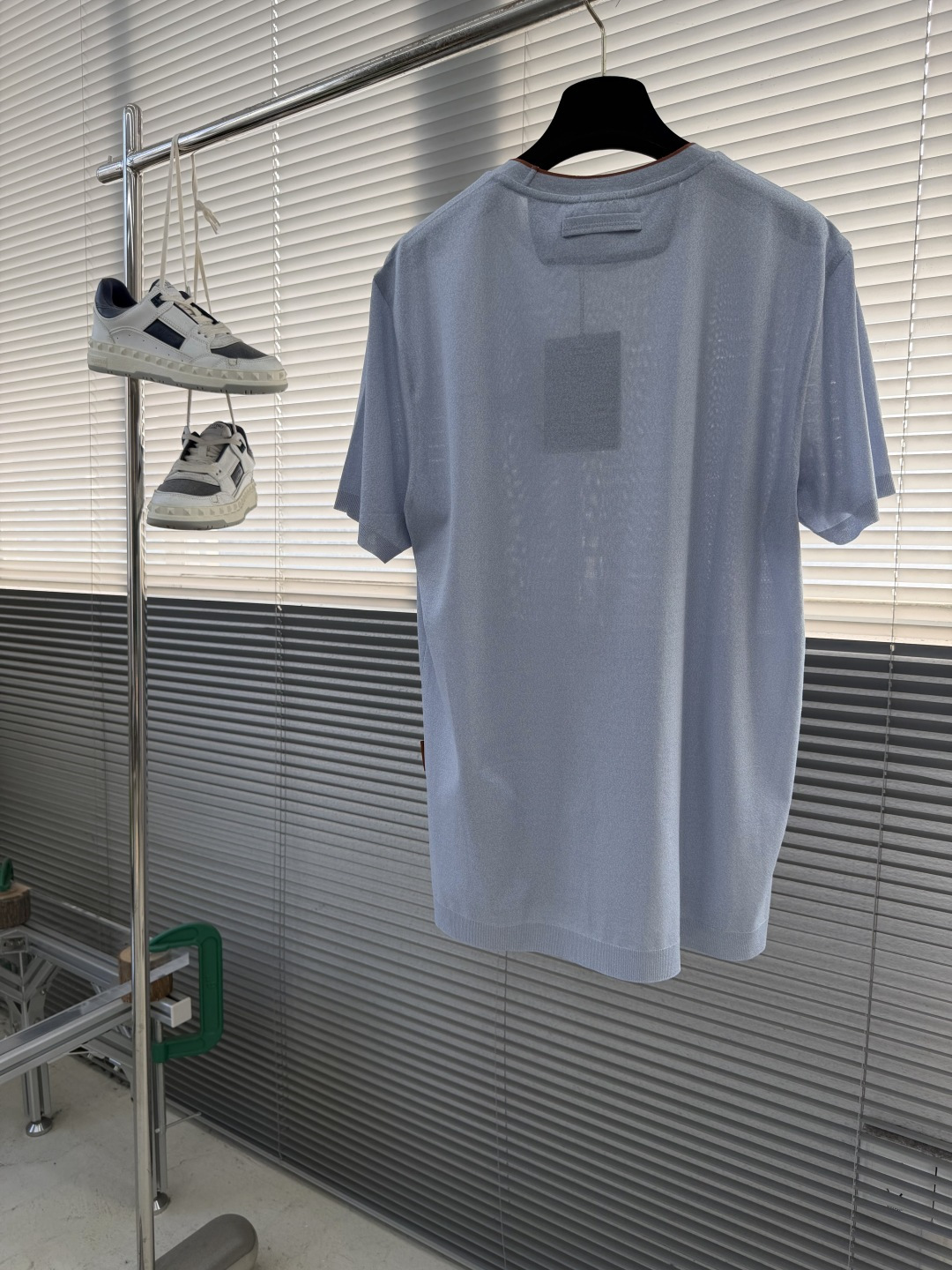 -Z ZEGN 26ss Z家春夏新款花灰起脚平纹短袖 原版定制 轻薄透气 上身丝滑舒适 高端大气，经典