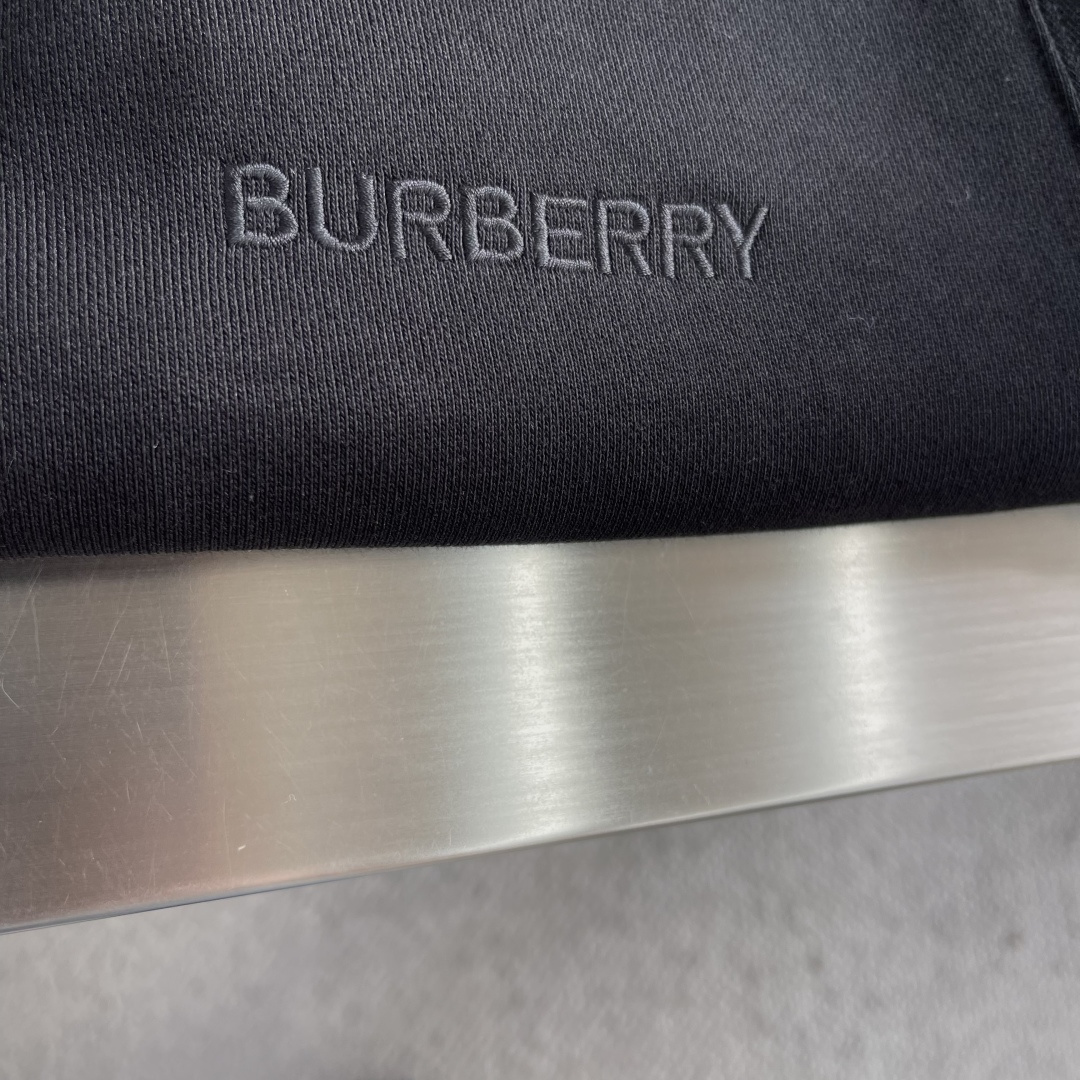 -BBR    经典刺绣LOGO连帽长袖卫衣420克精梳棉毛圈卫衣料440克配套100%棉罗纹定制全棉格
