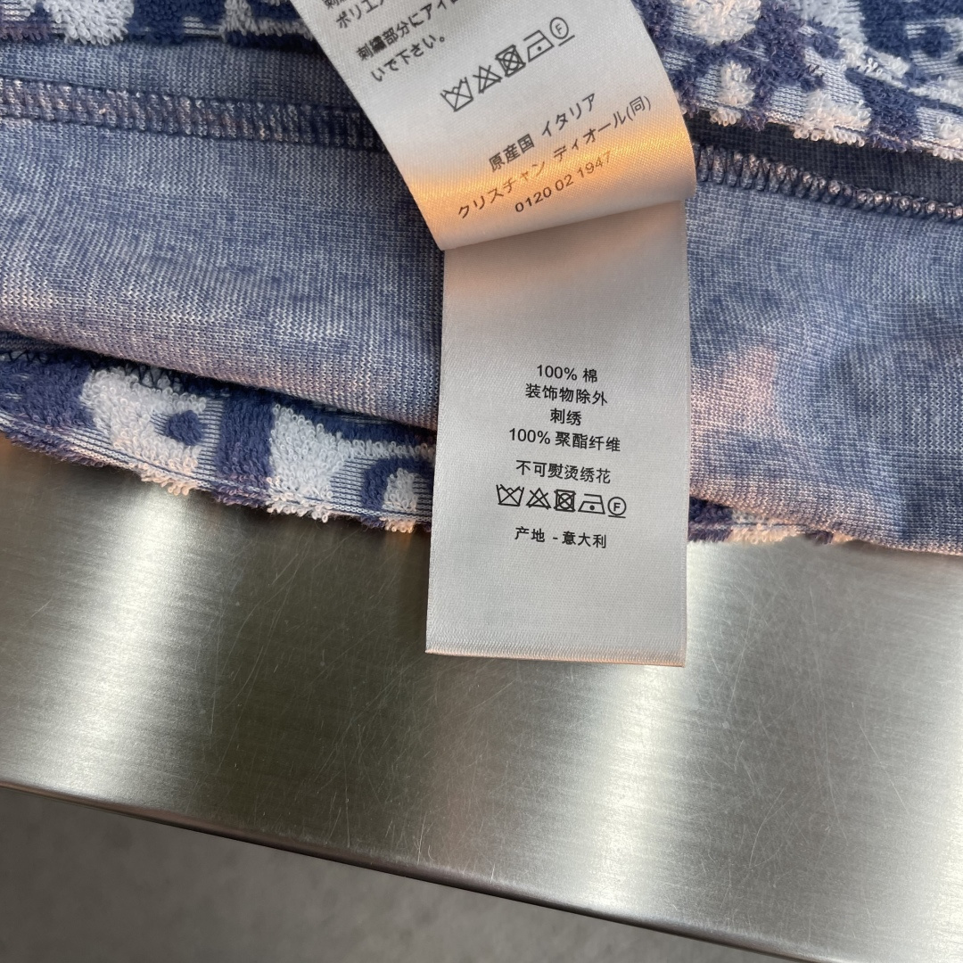 -Dio Oblique 满印字母短袖定制Dio 提花面料 手感柔软 舒适贴肤 米光图腾 以满印Obli