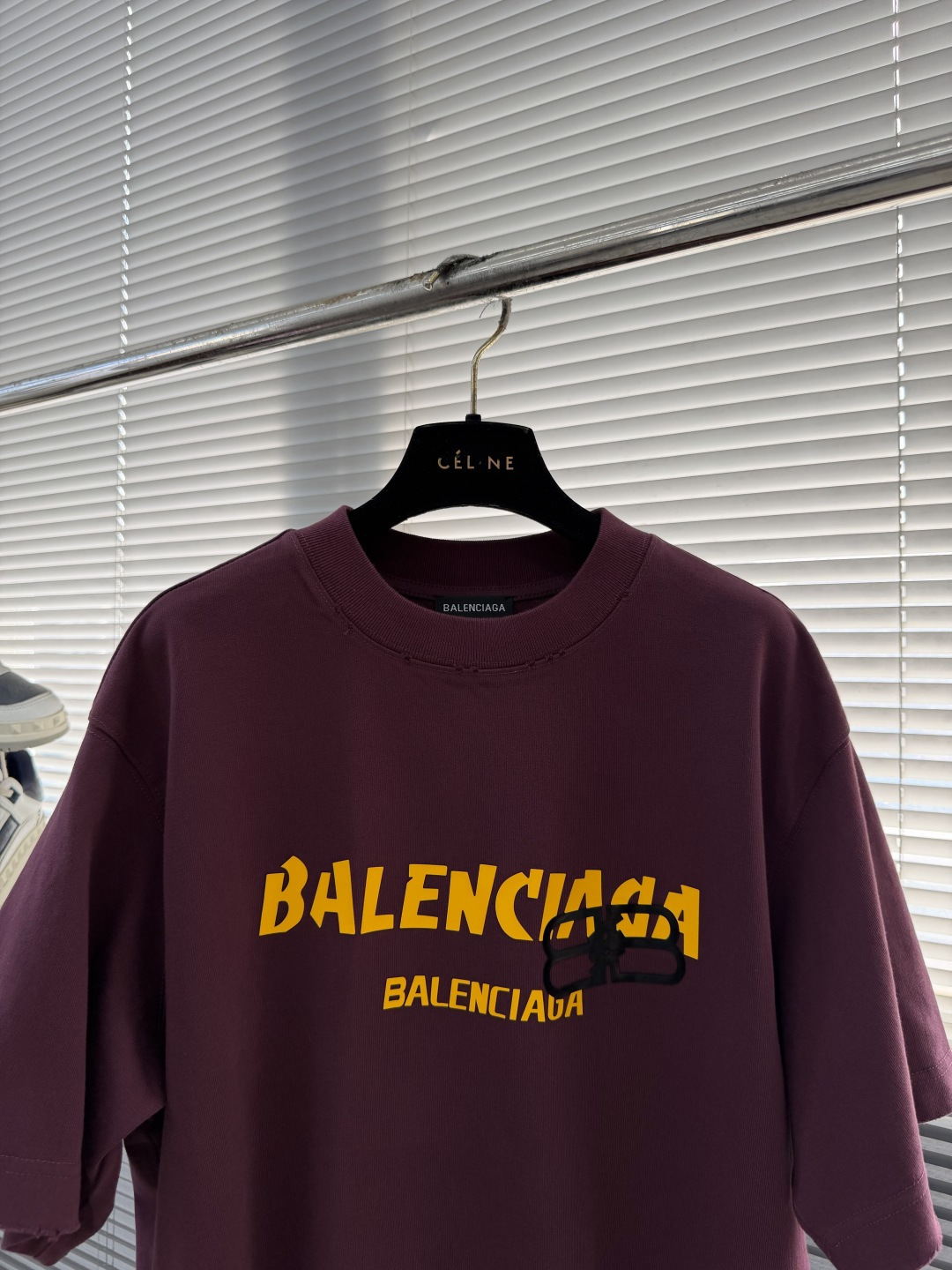 -Balenciag 26年新款重磅短袖，360g重磅洗水棉，定制原版顶级棉面料，前印胶logo点缀，颜