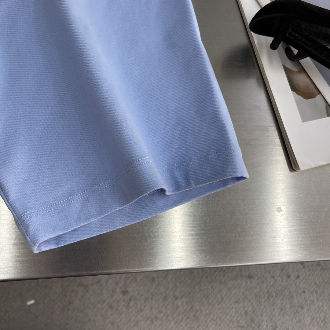 -LOEW 标识logo‼️短袖T恤经典Anagram印花T恤，采用280克新疆棉冰感索罗娜面料，面料凉